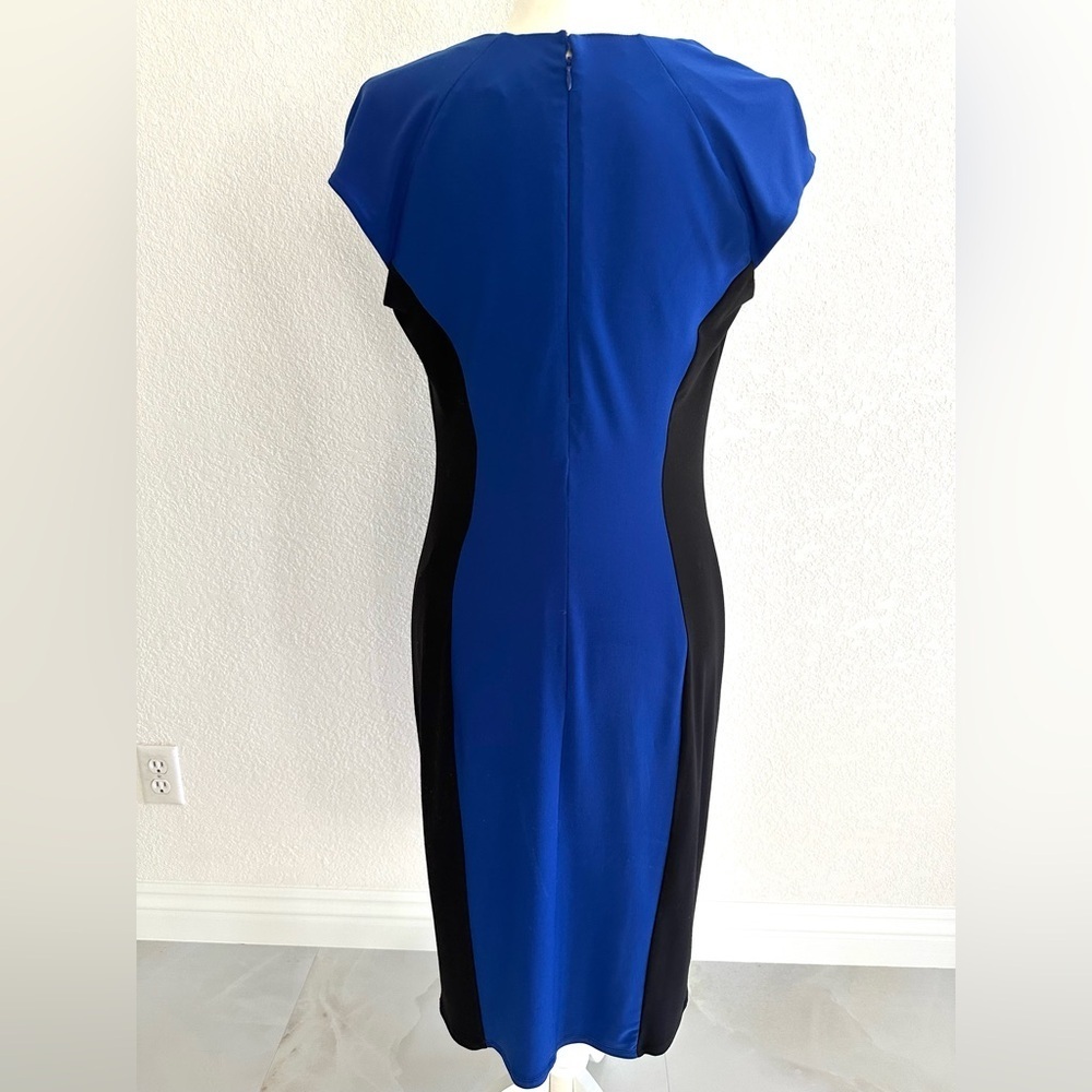 Jones New York Blue and Black Women's Sheath Dress - Picture 8 of 8